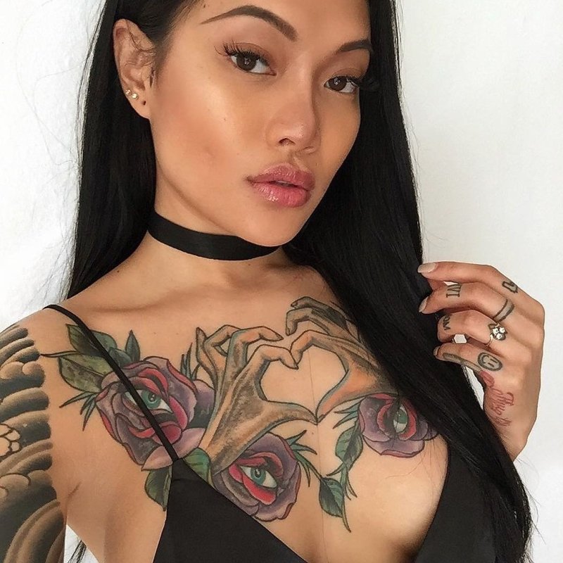 Тату модель Karla Blackburn