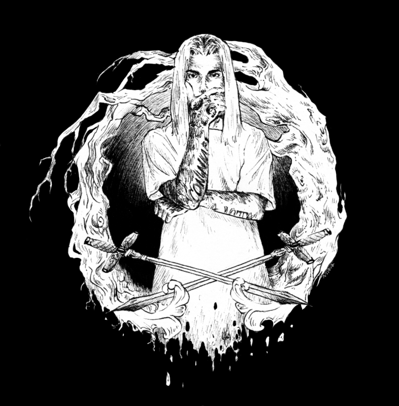 Череп эскиз
