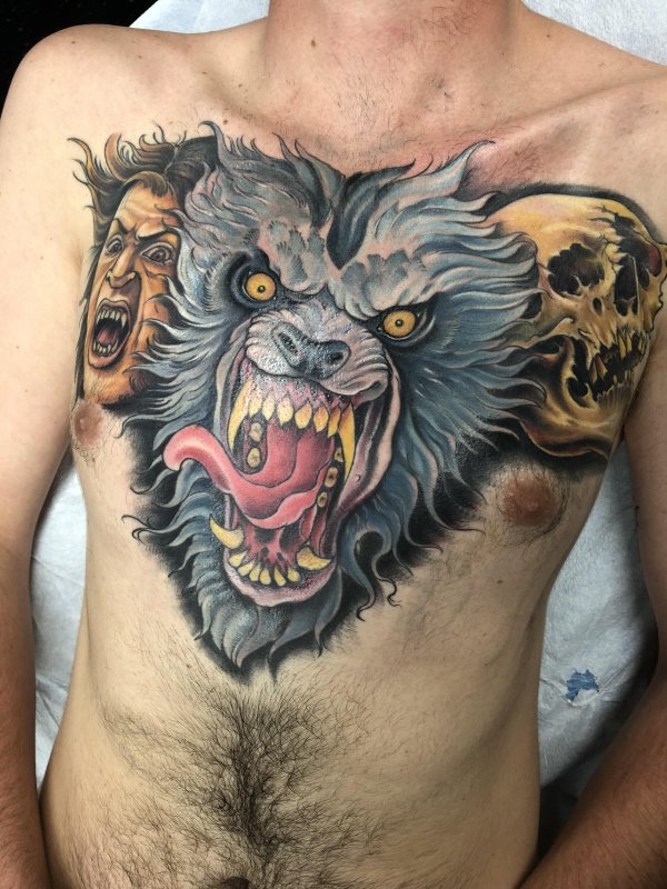 Werewolf тату