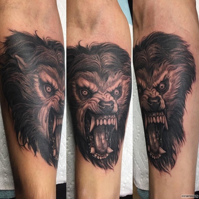 Werewolf тату