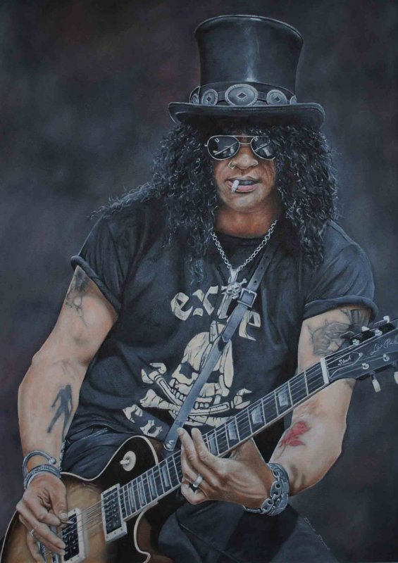 Слэш гитарист Guns n Roses