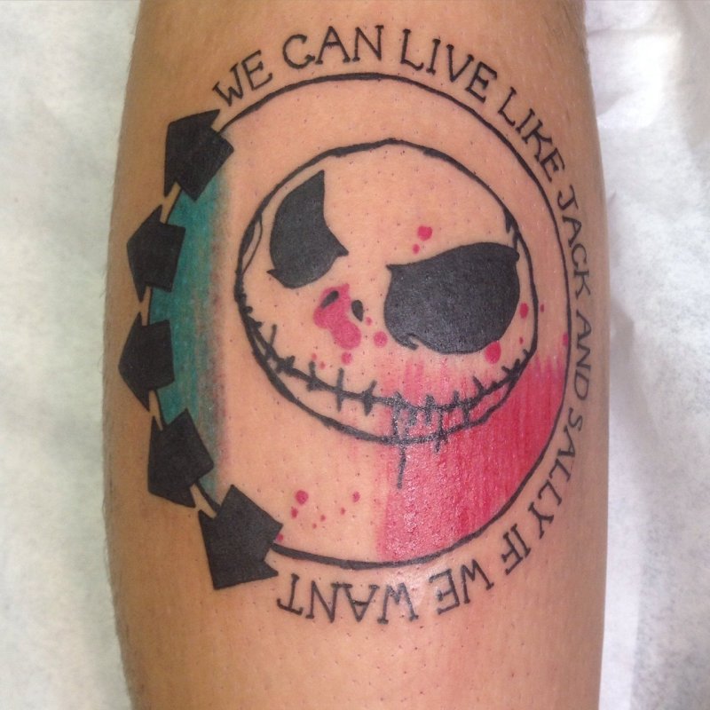 Панк тату Blink 182