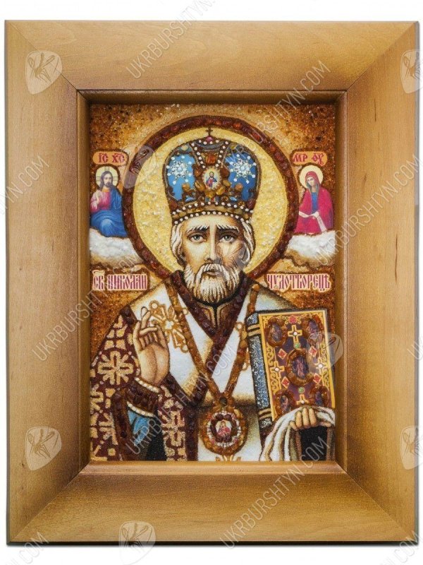 Икона Николай угодник для гравировки на памятник