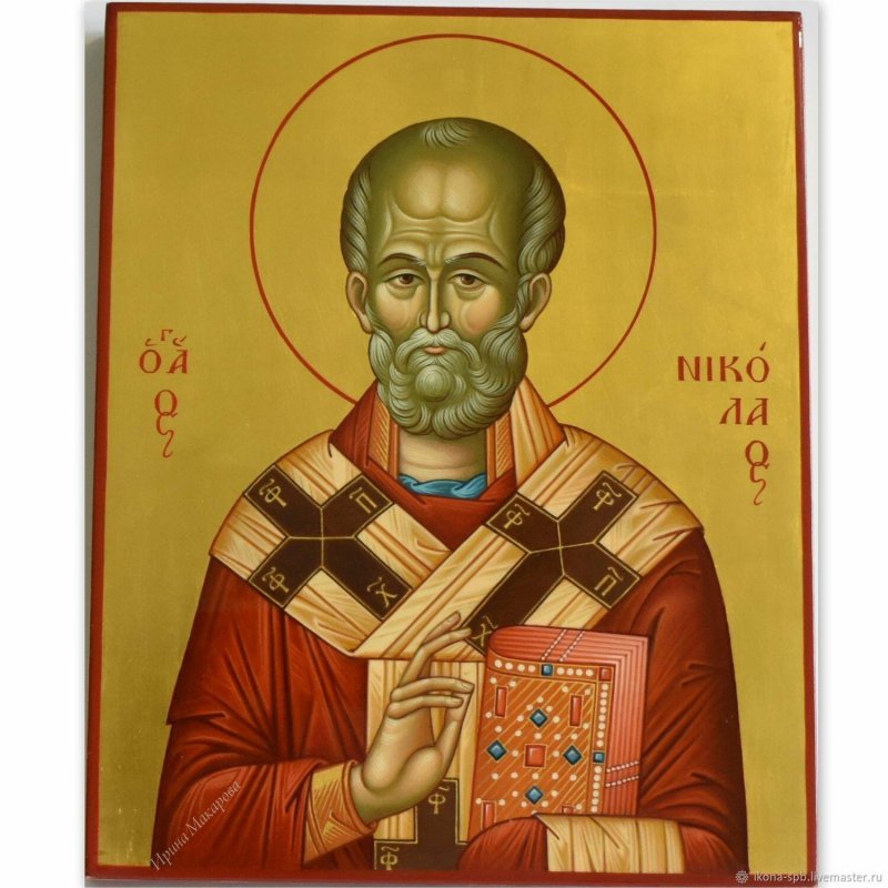 Икона Николая Чудотворца на памятник