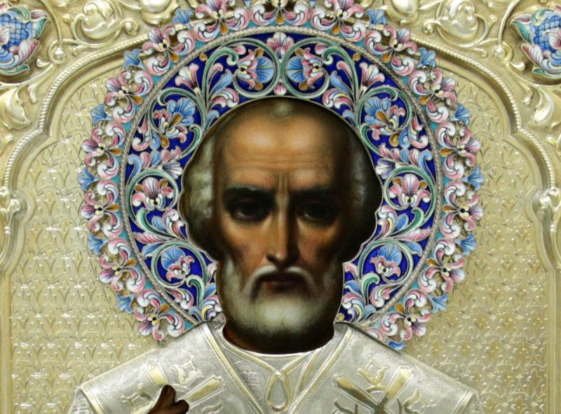 Икона Николая угодника на памятник