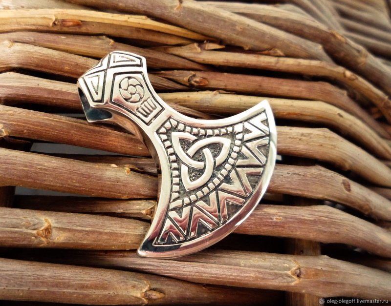 Viking кулон серебро Рагнар