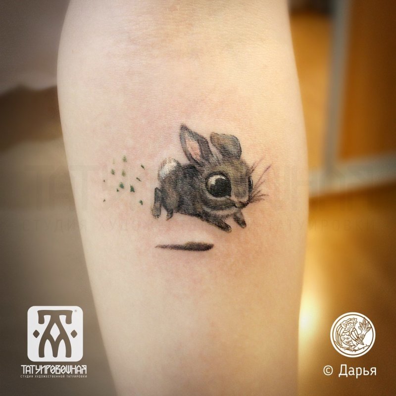 Тату tiny Bunny