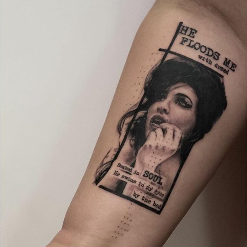 Amy Winehouse Tattoo
