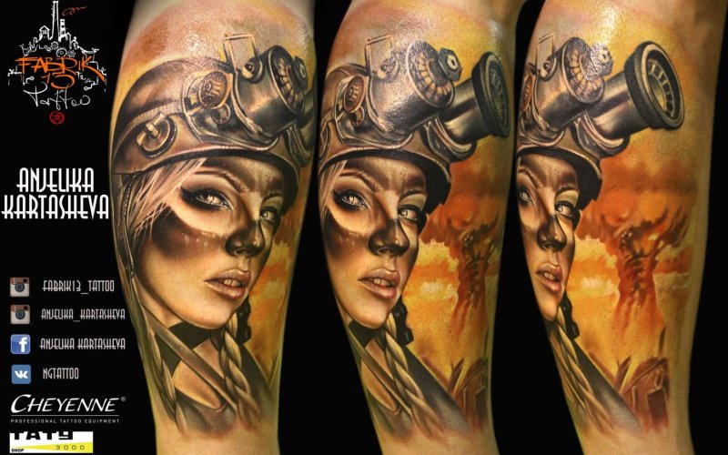 Arabella Drummond Татуировки
