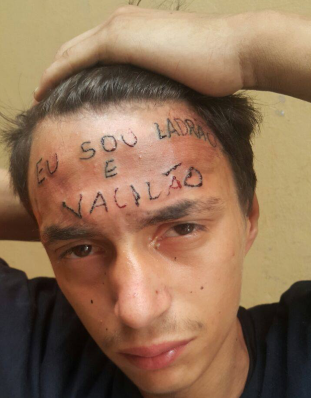 Унизительные Татуировки на лбу