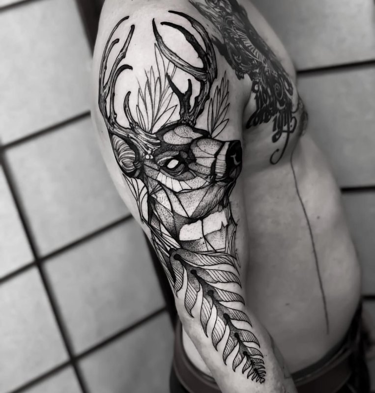 Linework предплечье