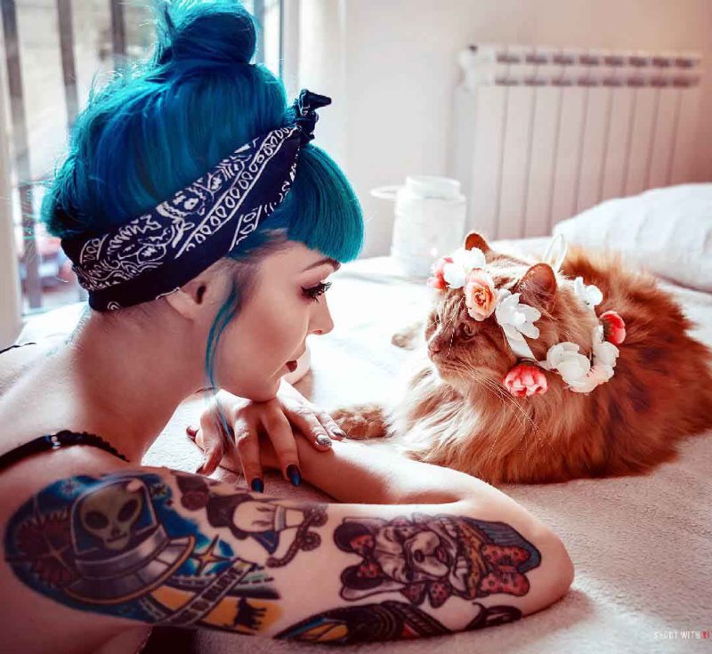 Pin up модели в татуировках