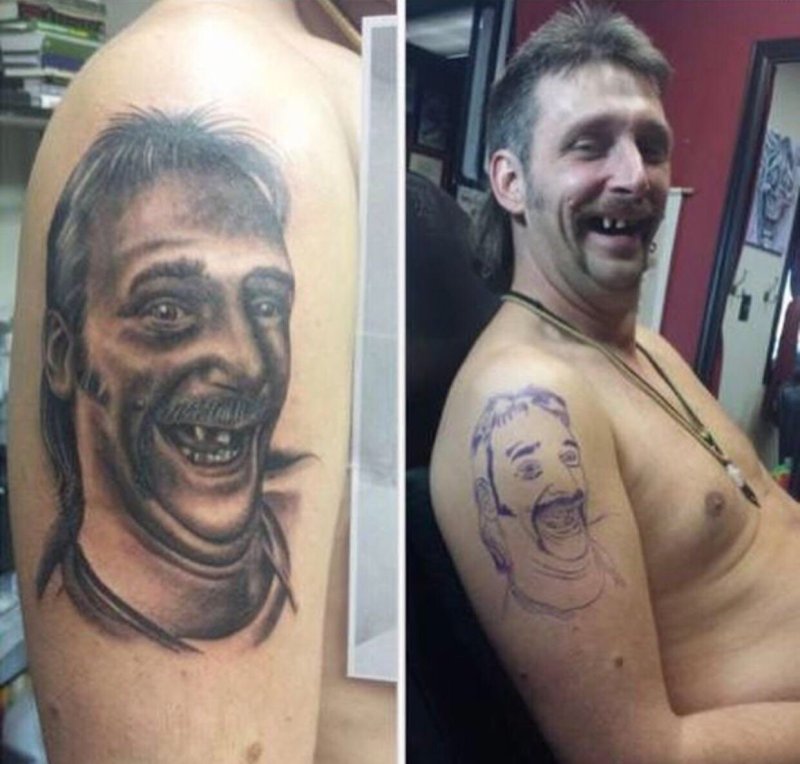 Неудачные Татуировки детей