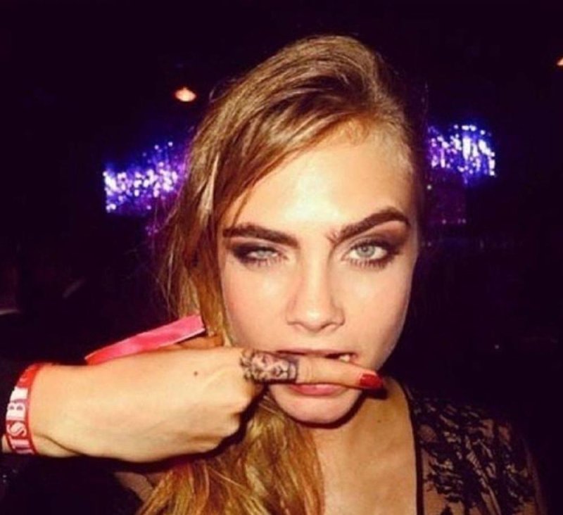 Cara Delevingne met