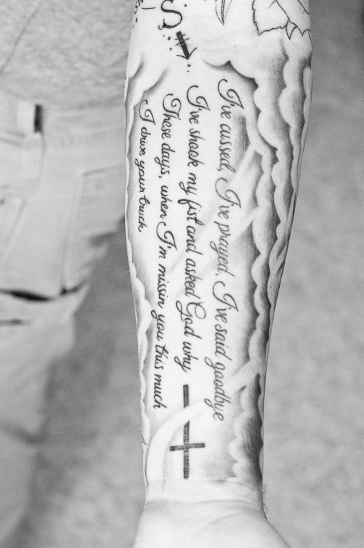 Serenity Prayer тату