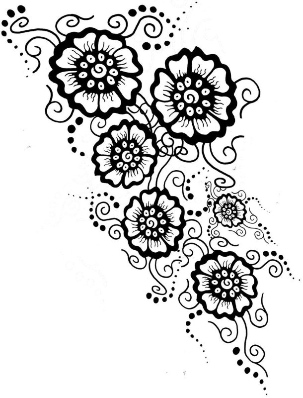 Рисунки хной эскизы