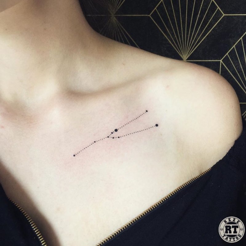 Созвездие тату Sagittarius