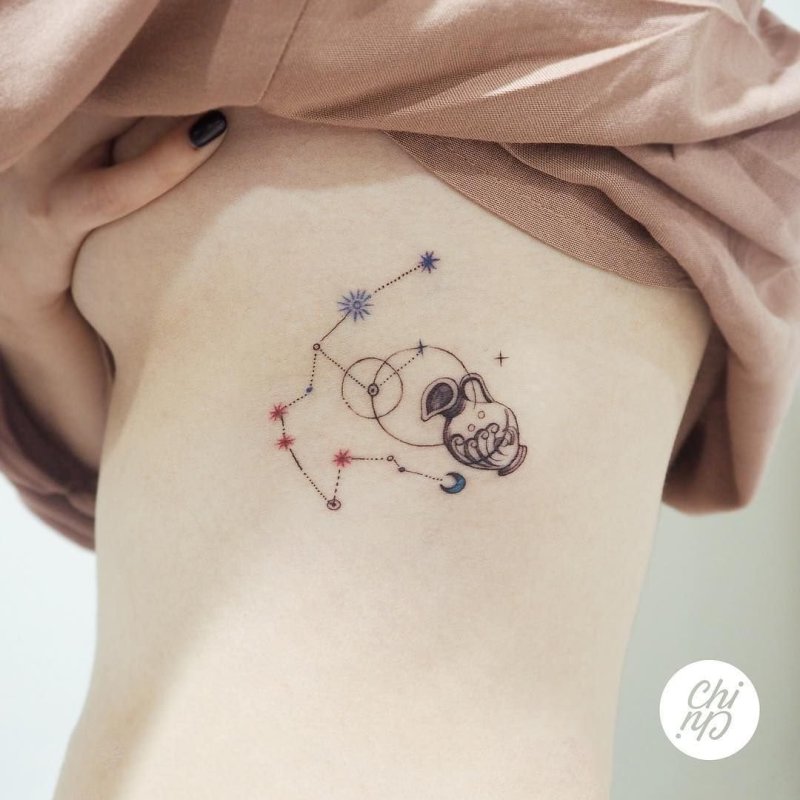 Aries Созвездие тату