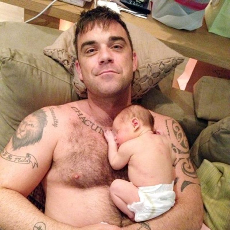 Robbie Williams тату
