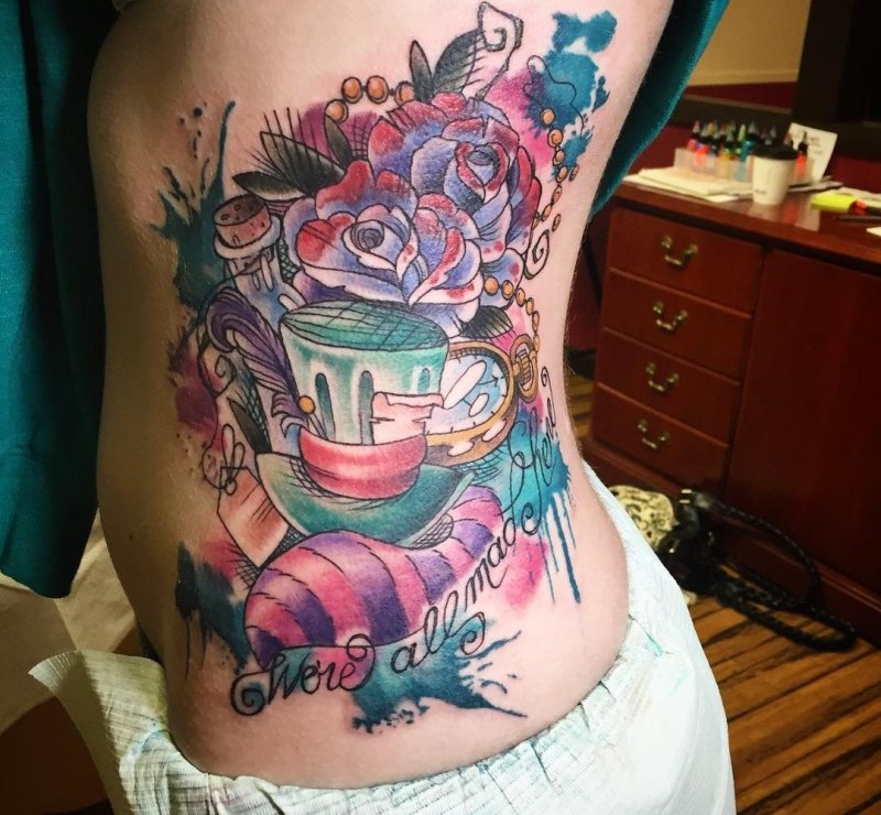 Алиса в стране чудес Tattoo