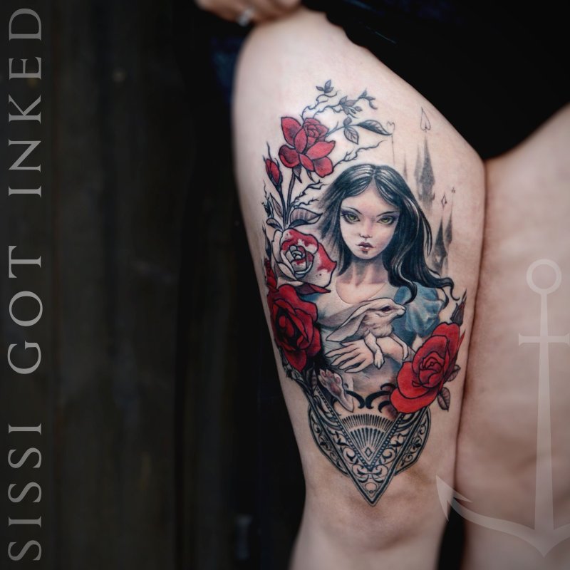 Alice American MCGEE тату