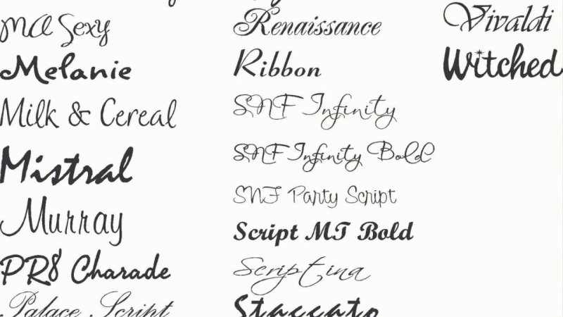 Lettering тату