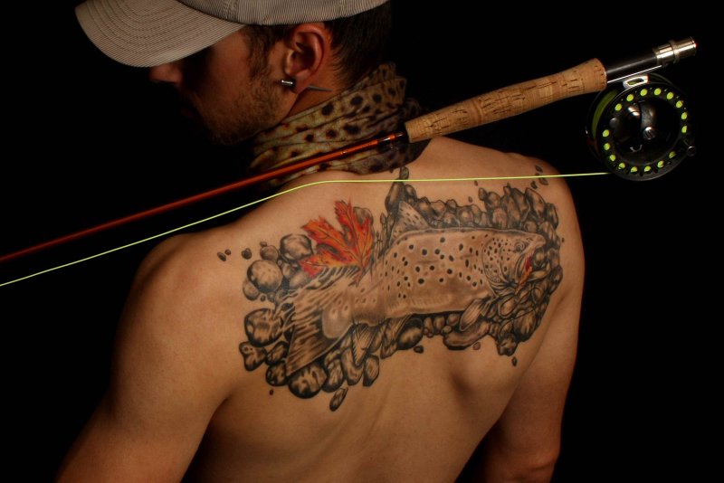 Old School Tattoo рыбалка