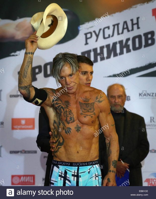 Микки Рурк тату Локи