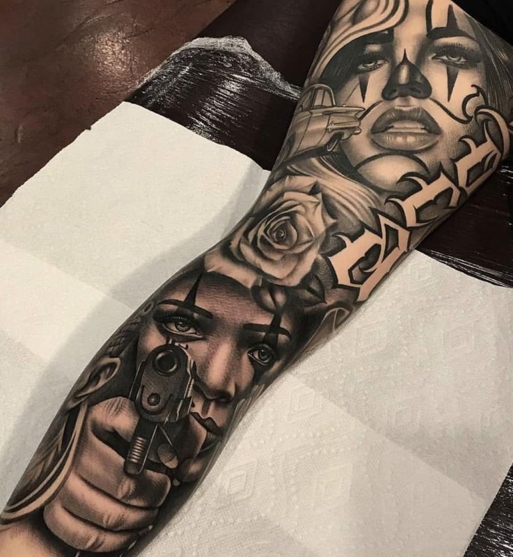 Half Sleeve Tattoo
