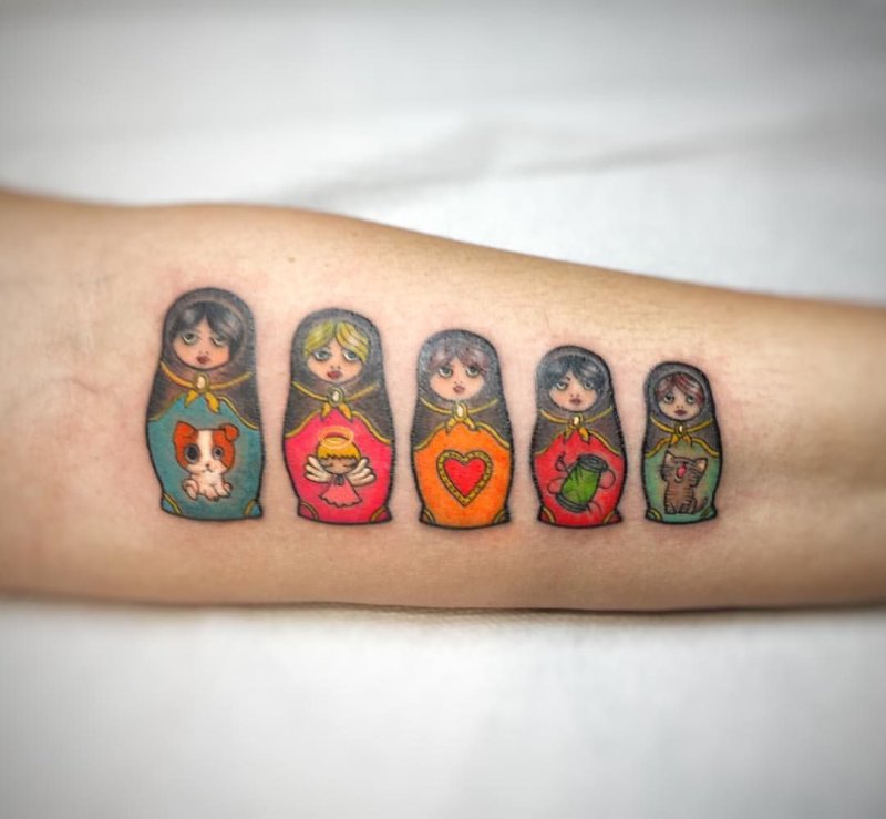 Тату Матрешка