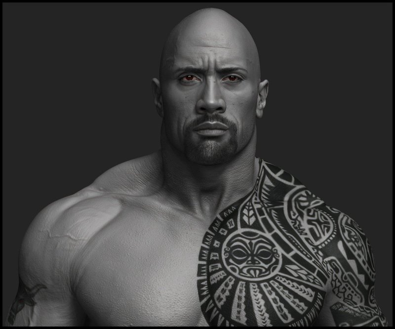 Dwayne Johnson тату