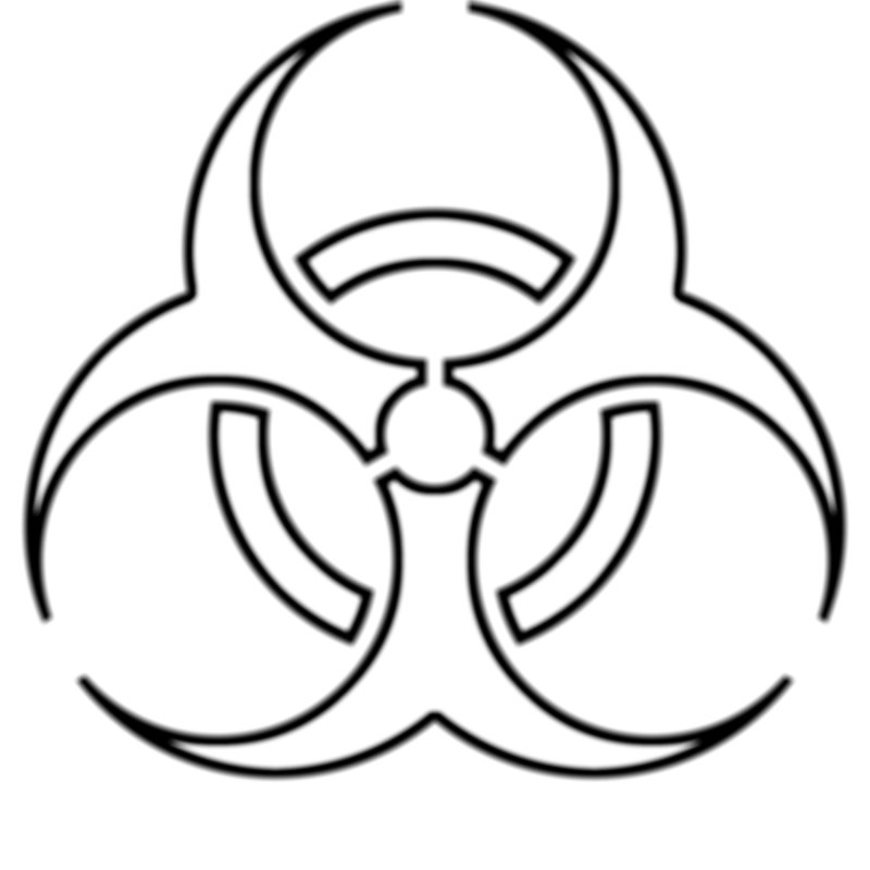 Тату ядерный знак