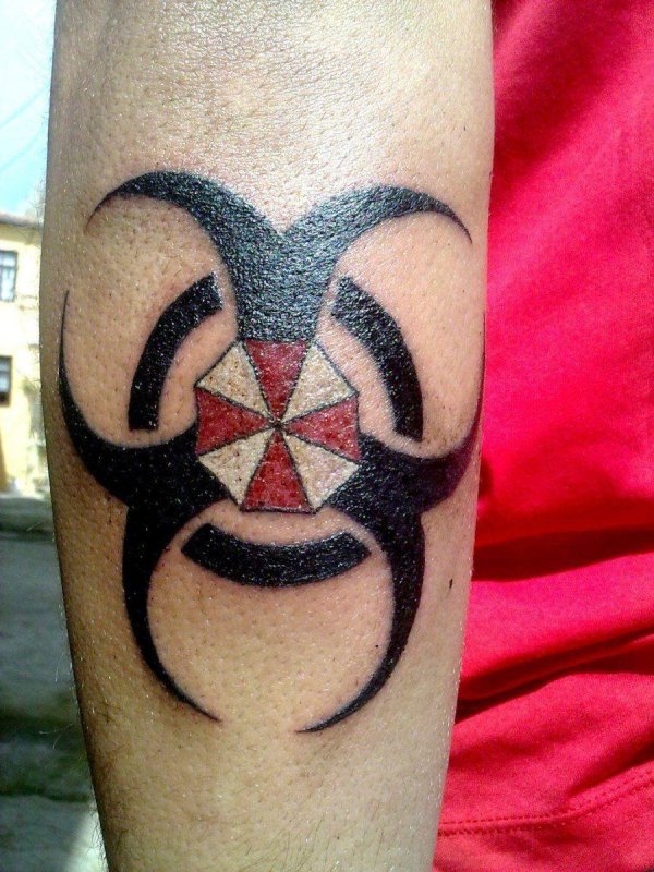 Biohazard тату