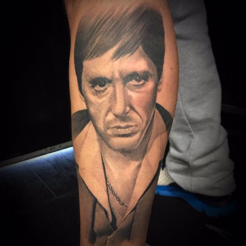 Tony Montana тату
