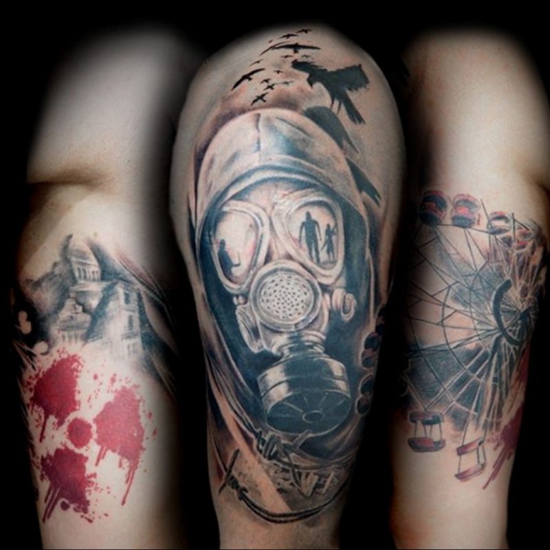Biohazard тату