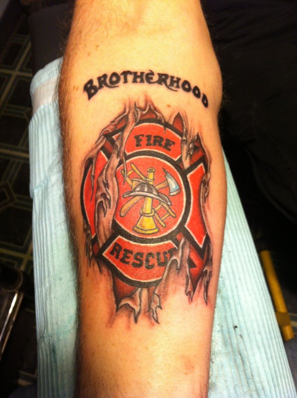 Firefighter тату