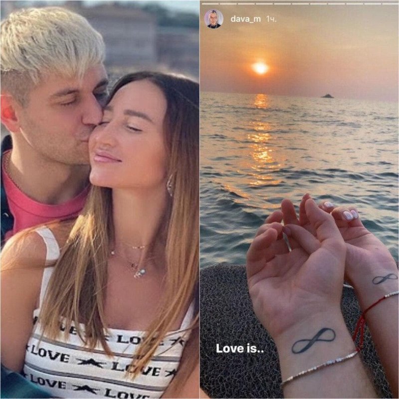 Тату давы и Бузовой