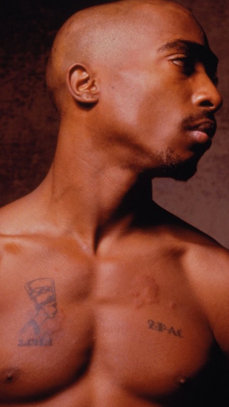 Тату 2pac Шакура