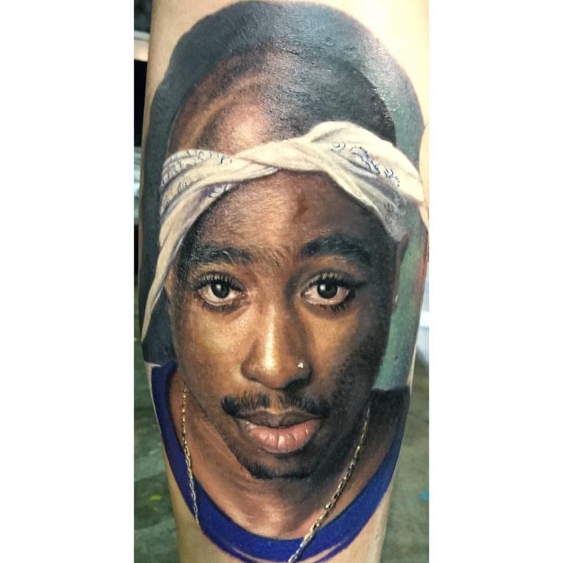 2pac Татуировки