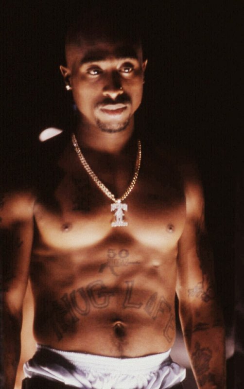 Тату 2pac Шакура
