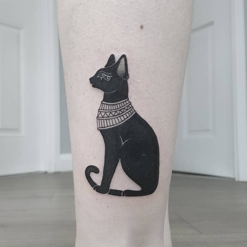 Силуэт грациозной кошки