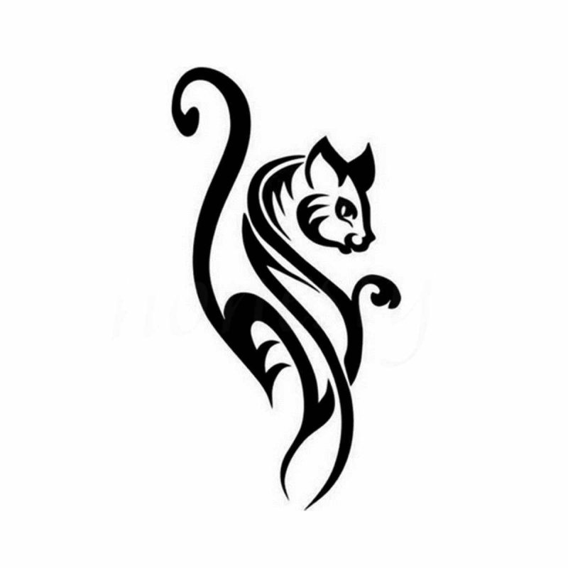 Трафарет кошки