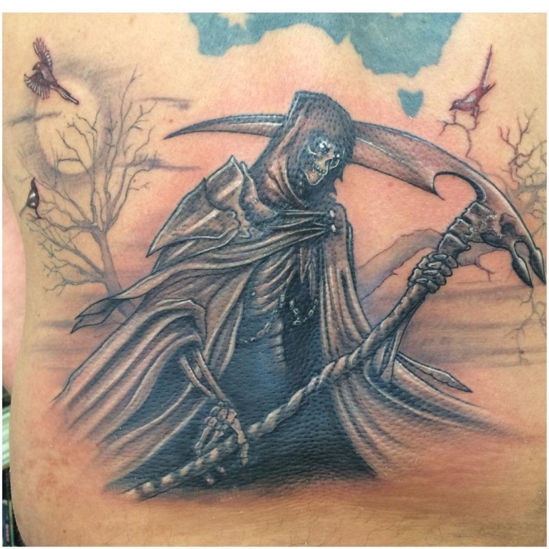 Grim Reaper тату