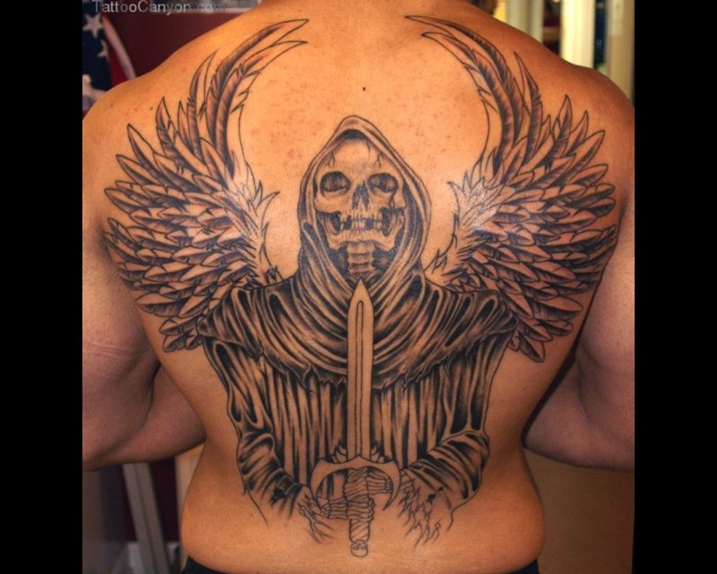 Grim Reaper тату