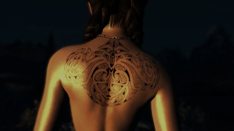 Скайрим CBBE Tattoo