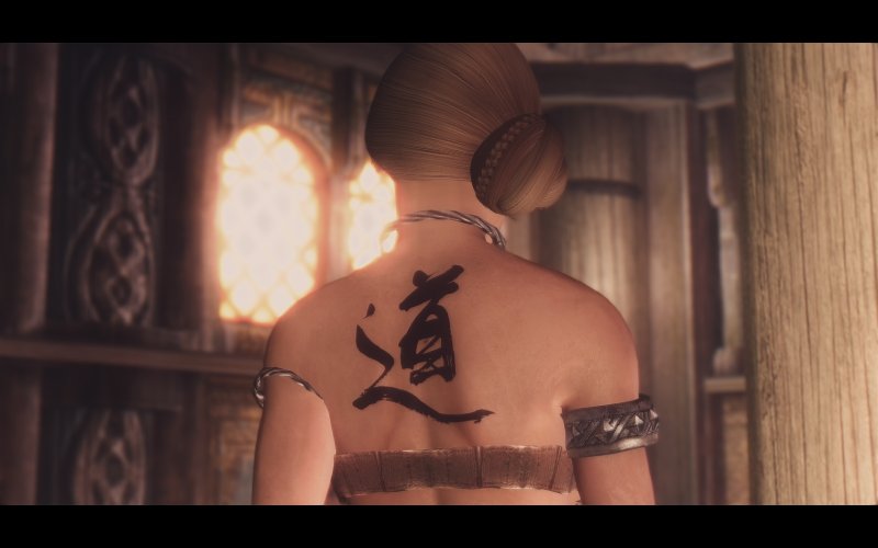 Скайрим UNP Tattoo RACEMENU