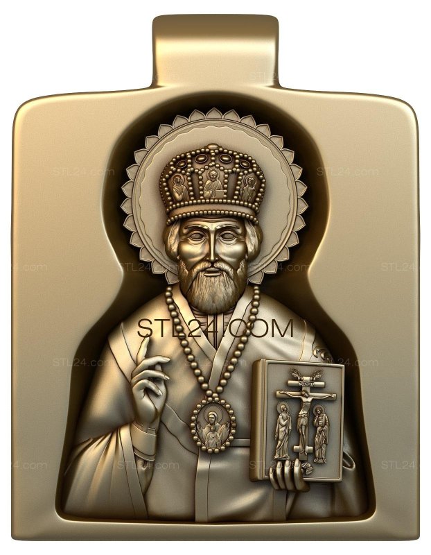 Икона Николая Чудотворца на памятник