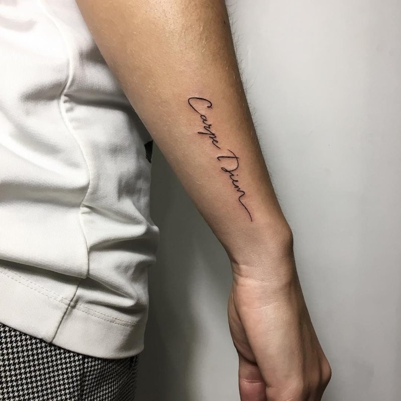 Carpe Diem Татуировка
