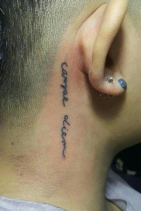 Тату Carpe Noctem