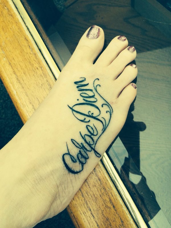 Carpe Diem Татуировка